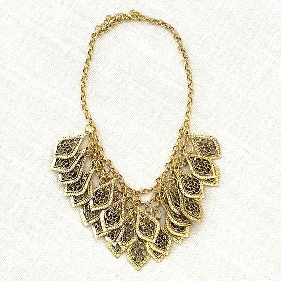 Gold Teardrop Necklace - Picture 1 of 5